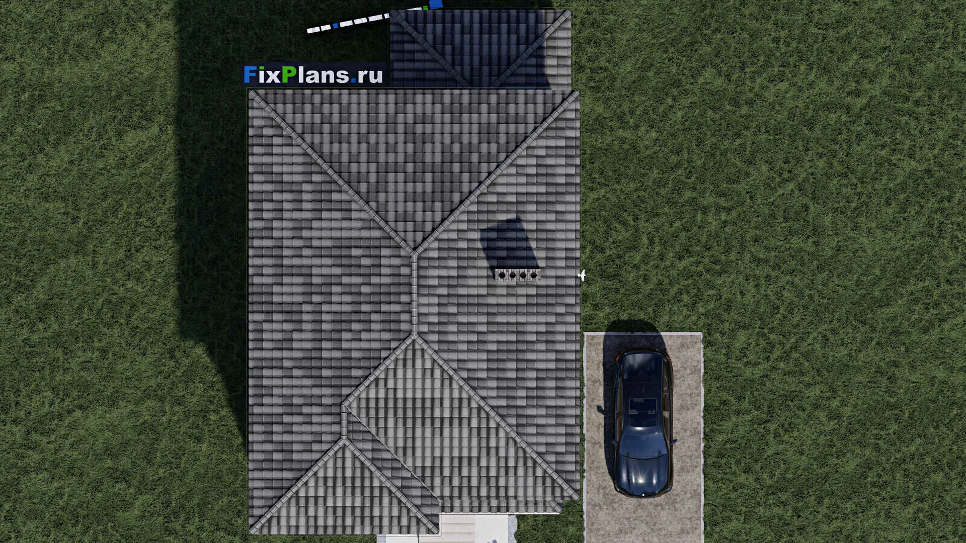 F-1070 - Планы двухэтажного дома 10 на 14, площадью 190 м² с террасой и 3 спальнями