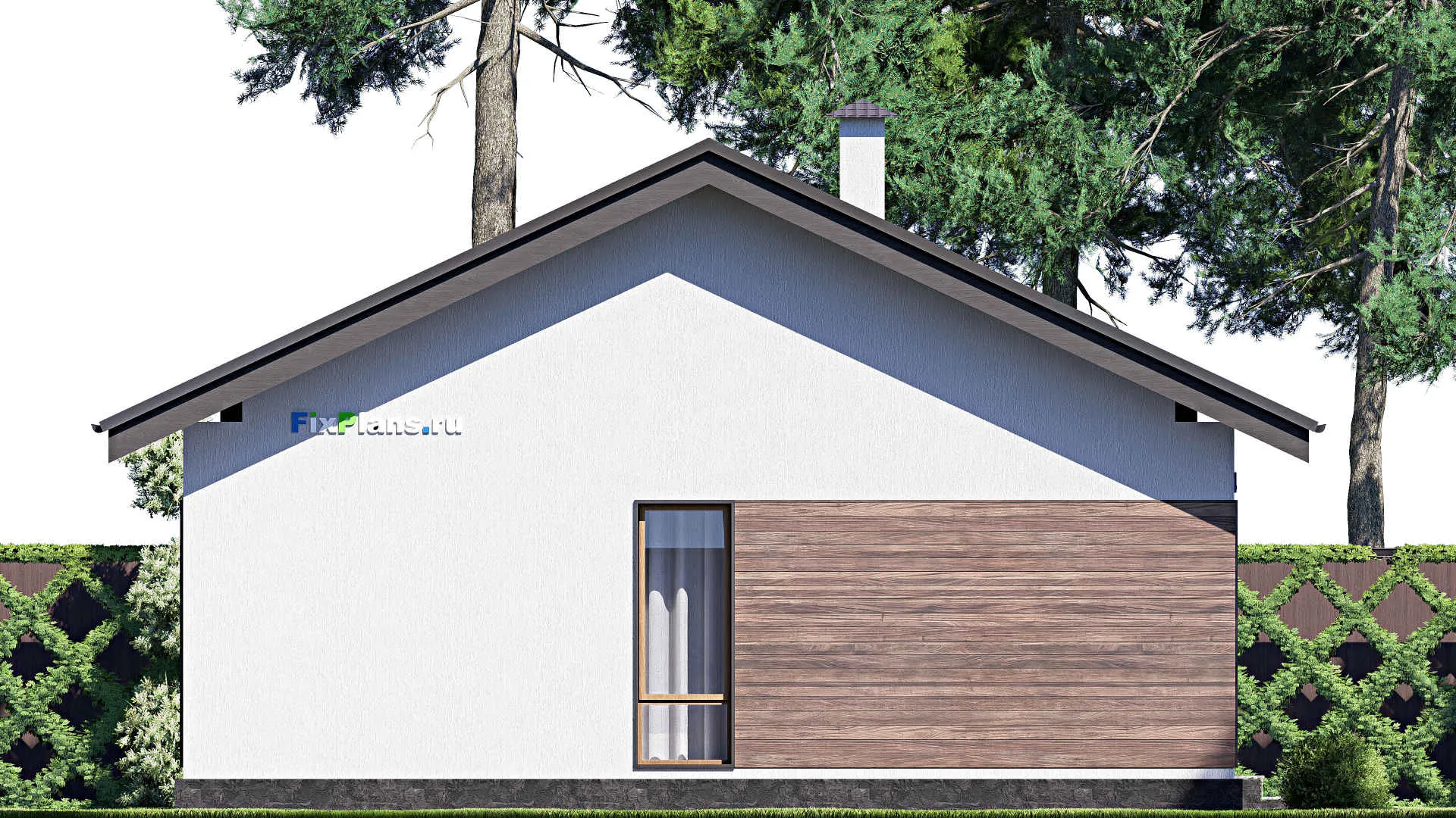 F-18485 - Проект одноэтажного дома 10 на 20, площадью 150 м² с 3 спальнями