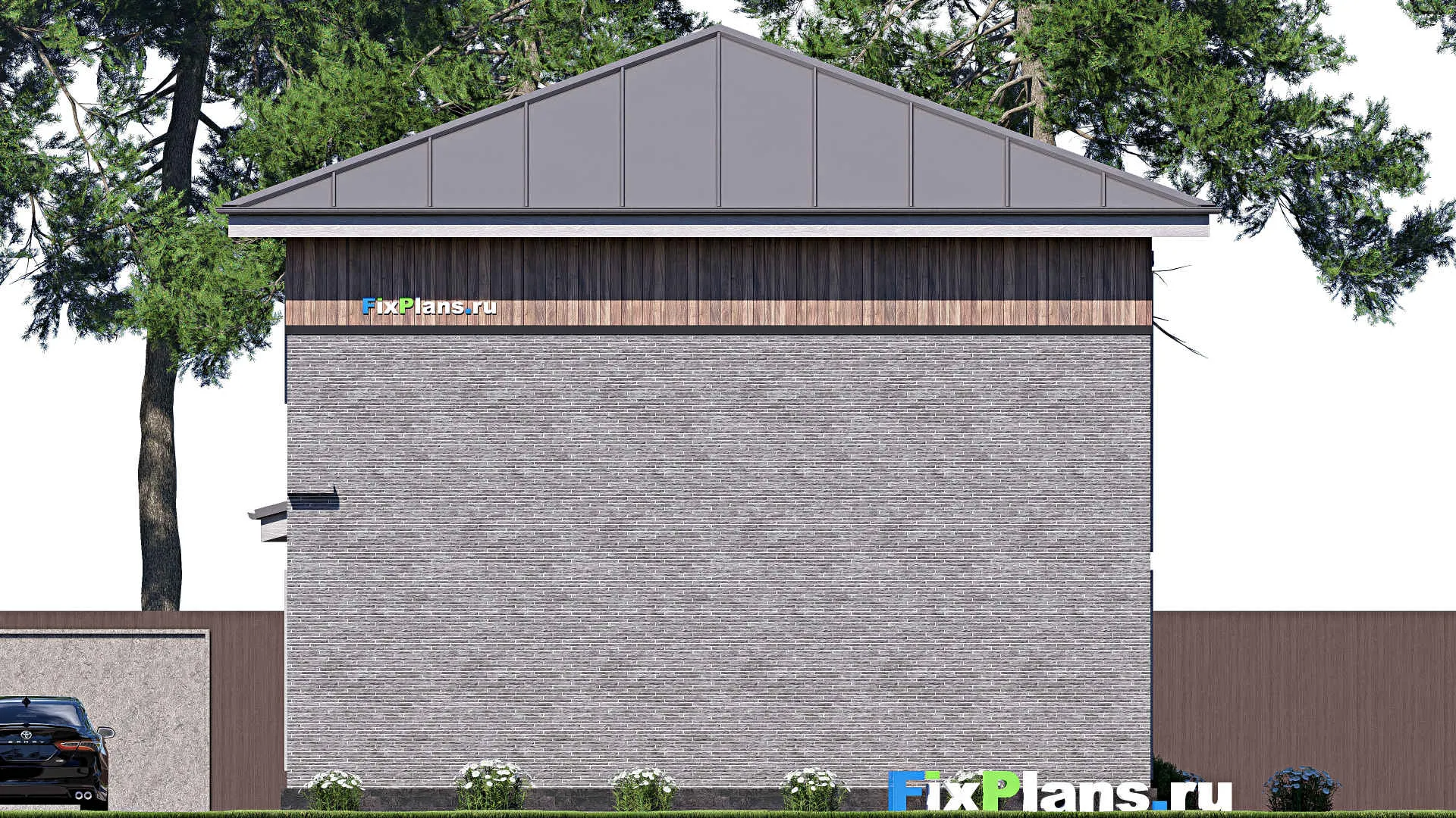 F-18602 - Планы двухэтажного дома 10 на 13, площадью 170 м² с 3 спальнями